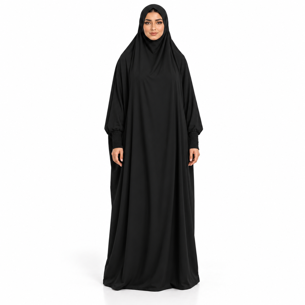 Elegant Black Women's Full Length Jilbab