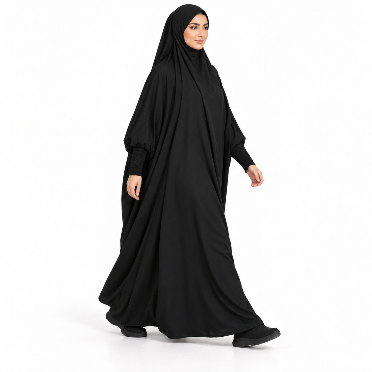 Elegant Black Women's Full Length Jilbab