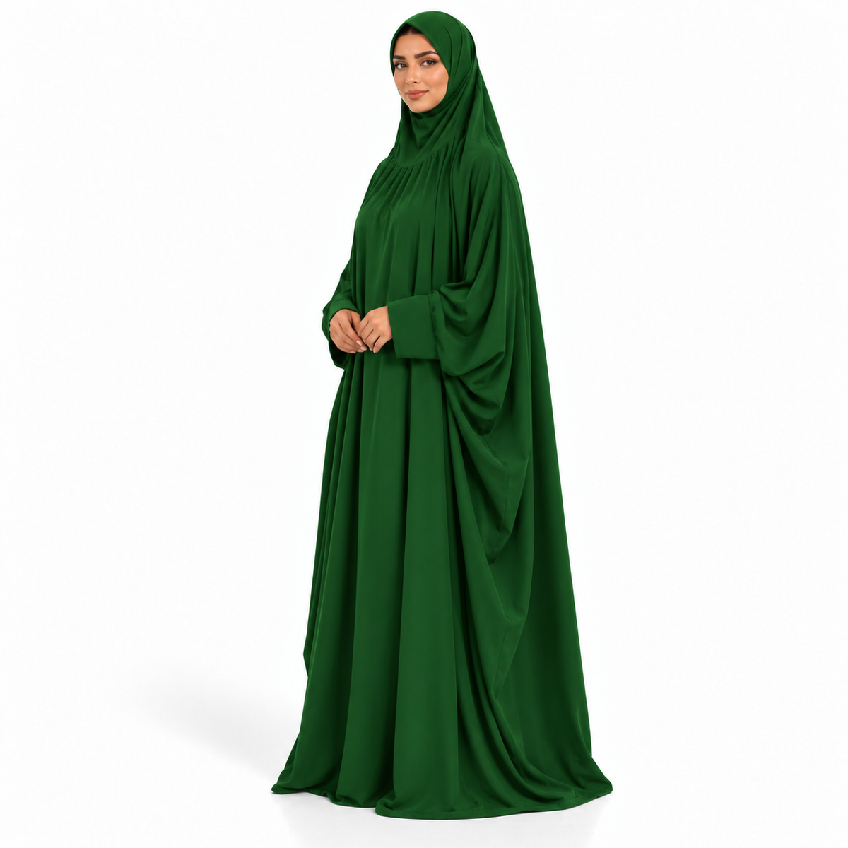 Elegant Green Women's Full Length Jilbab