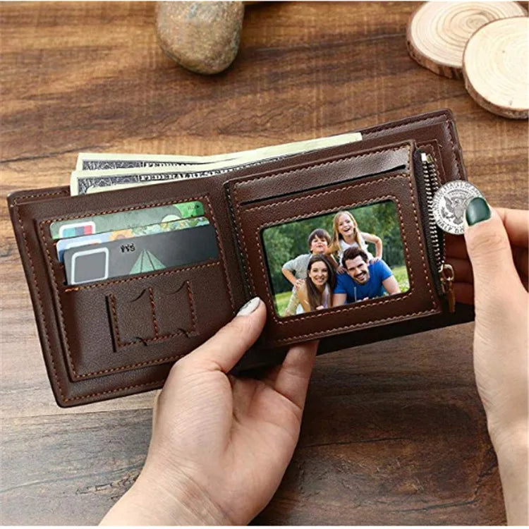 Personalized Wallets Men High Quality PU Leather for Him Engraved Wallets Men Short Purse Custom Photo Wallet Luxury Men Gift-21
