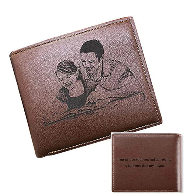 Personalized Wallets Men High Quality PU Leather for Him Engraved Wallets Men Short Purse Custom Photo Wallet Luxury Men Gift-10