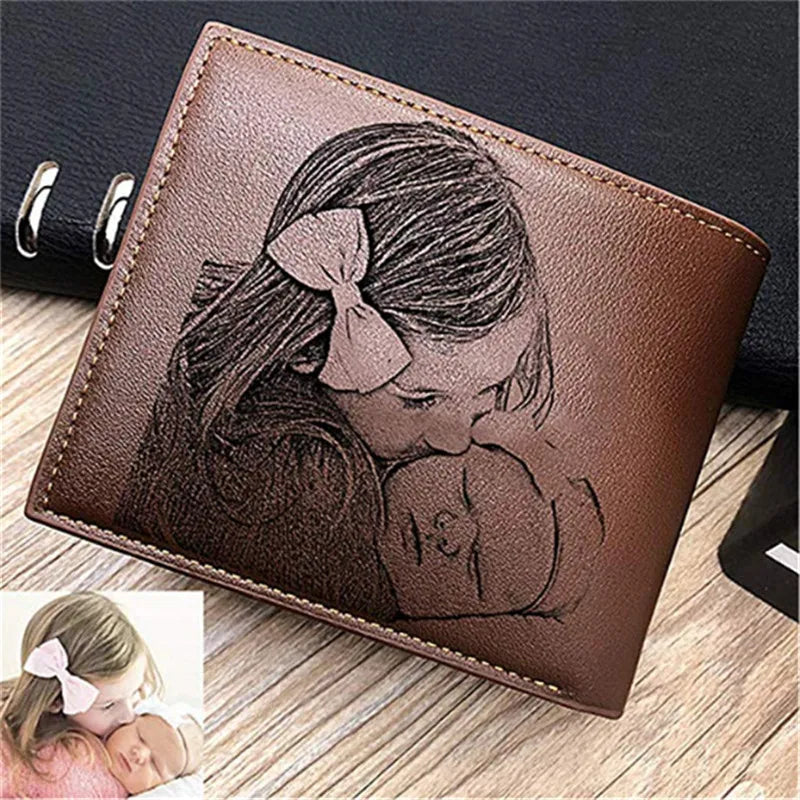 Personalized Wallets Men High Quality PU Leather for Him Engraved Wallets Men Short Purse Custom Photo Wallet Luxury Men Gift-23