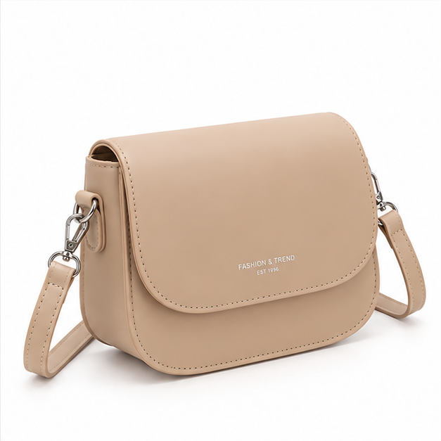 Elegant Minimalist Khaki Crossbody Shoulder Bag-1