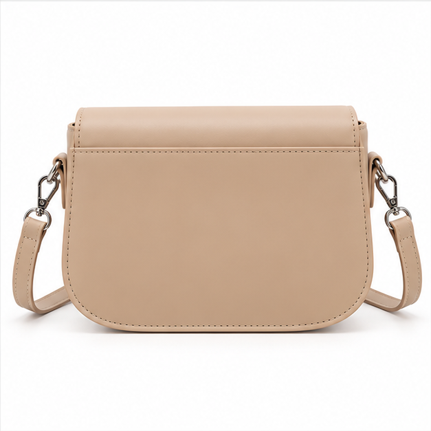 Elegant Minimalist Khaki Crossbody Shoulder Bag-2