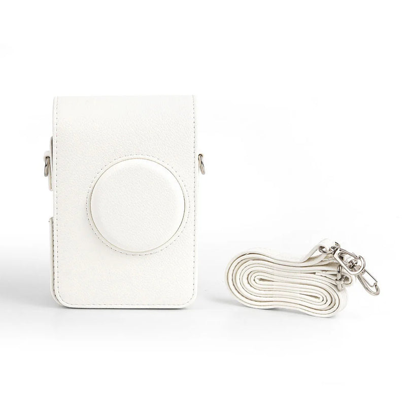 Camera Bag For Fujifilm Instax Mini EVO Instant Film Camera Case PU Leather Soft Silicone Cover Bag with Shoulder Strap camera backpack plecak na aparat camera bag sony 6400 camera bag-12