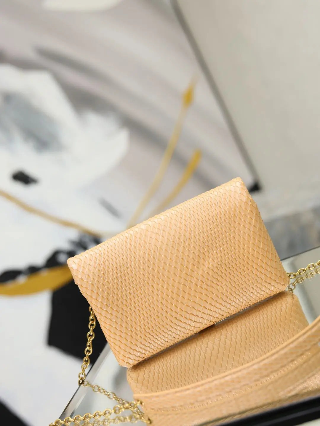 Retro Universal Clean Line Synthetic Leather Satchel Classic Hand Grip Bag Women Shoulder Handbag Crossbody Shoulder Purse Fashion Versatile All-match Daily Street Bag-8