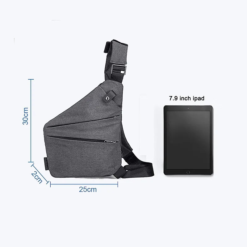 Multifunction Anti Theft Chest Bag for Men Waterproof Crossbody Messenger Sling Bag Male Shoulder Pack Sac-6