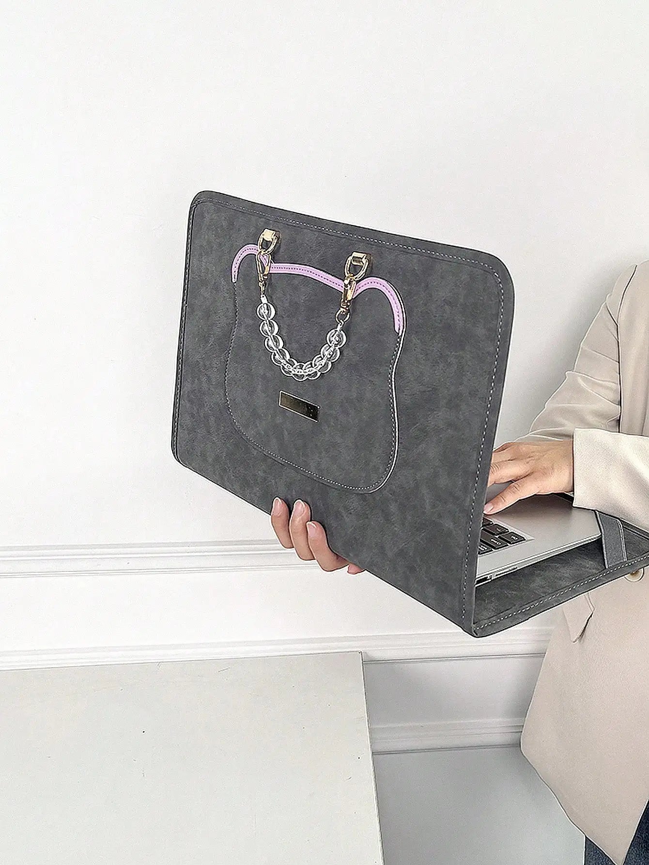 Cute Laptop Sleeve Bag, 14" Computer Carrying Pouch, 15.6" Laptop Protective Case-18