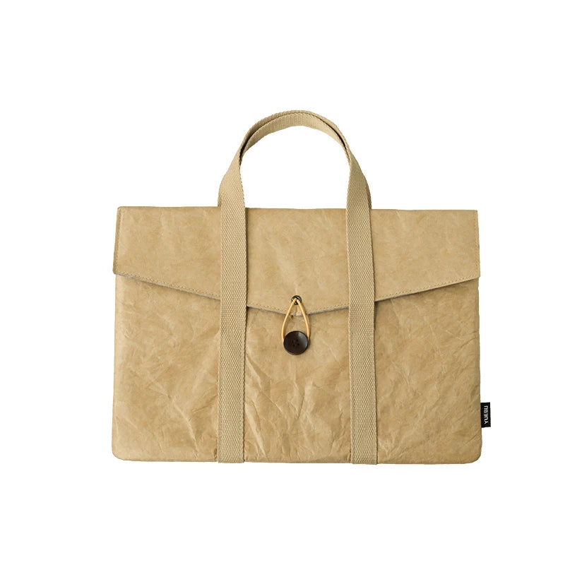Laptop Hand Briefcase 14.56 Inch Leather Bag Business Travel Document Storage Universal Laptop-8