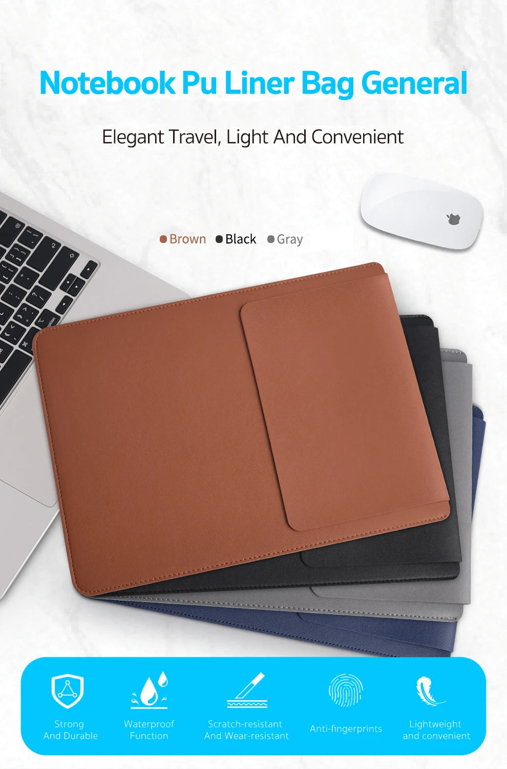 Dormin Laptop Sleeve Bag Case For Apple Macbook Air Pro 13 M1 M2 2020 Notebook Sleeve Bag For ASUS 11 12 13.3 14 15 15.6 16 Case-8