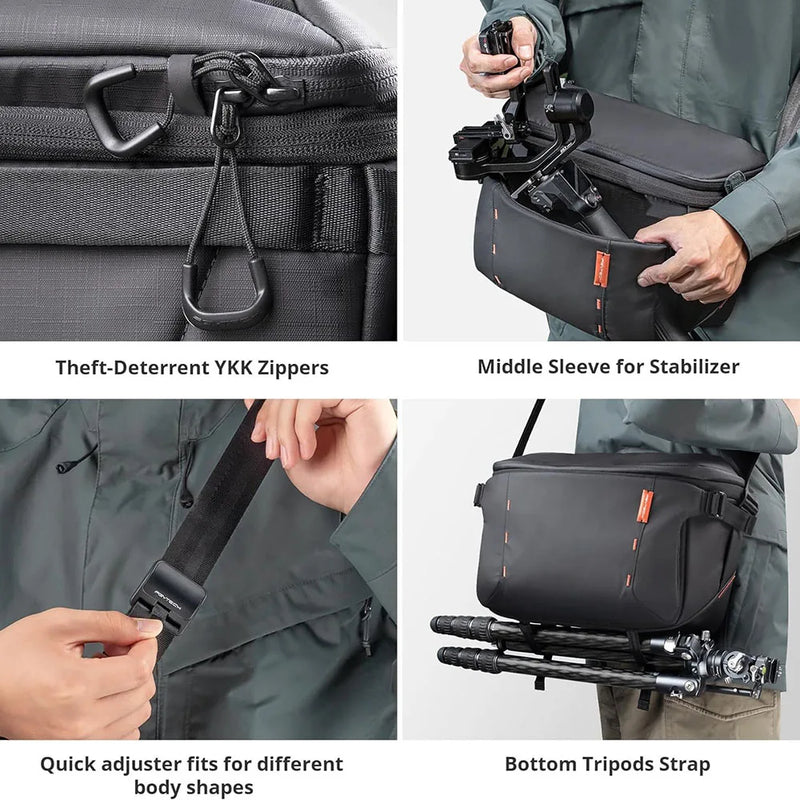 PGYTECH OneMo Sling Bag 7L 11L Crossbody Camera Bag For DSLR and Mirrorless Cameras, Photography Bag for Men and Women Newest-6
