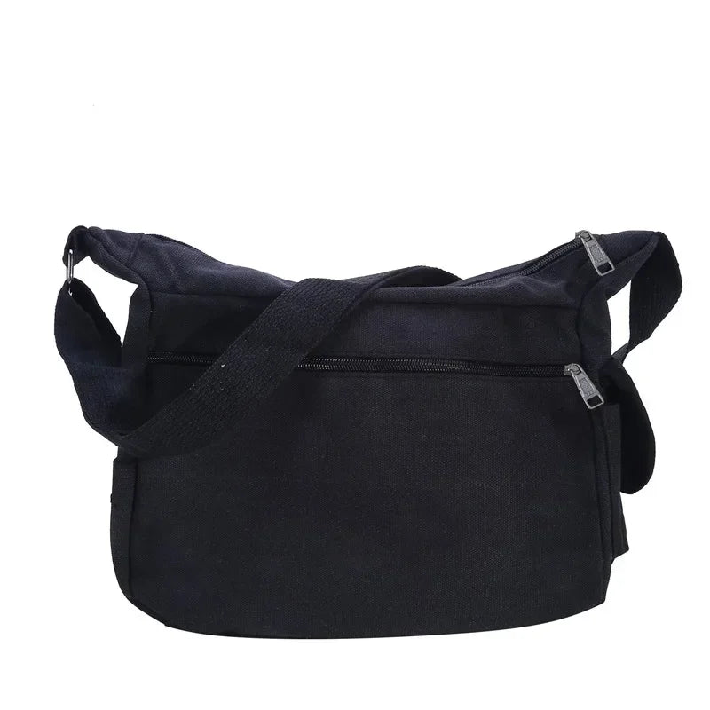 Men Casual Sling Bag Messenger Crossbody Shoulder Unisex Travel Outdoor Vintage Bags-32