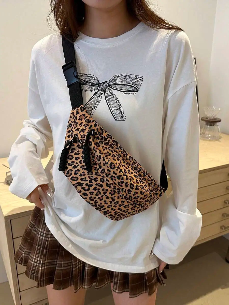 Fashionable Nylon Crossbody Bag, Solid Color Shoulder Bag, Women's Casual Crossbody Bag Suitable For Outdoor Sports-23
