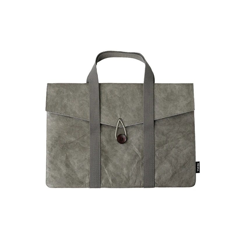 Laptop Hand Briefcase 14.56 Inch Leather Bag Business Travel Document Storage Universal Laptop-10