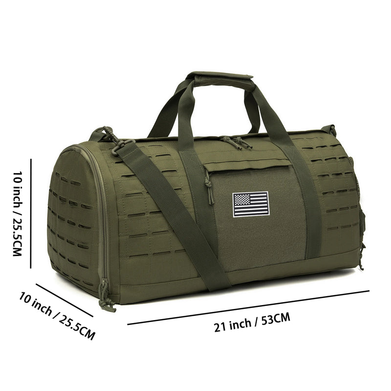 40L Tactical Travel Bag For Men Fitness Duffel Bag Basketball Weekender Bag carry on luggage Outdoor camping equipment-8