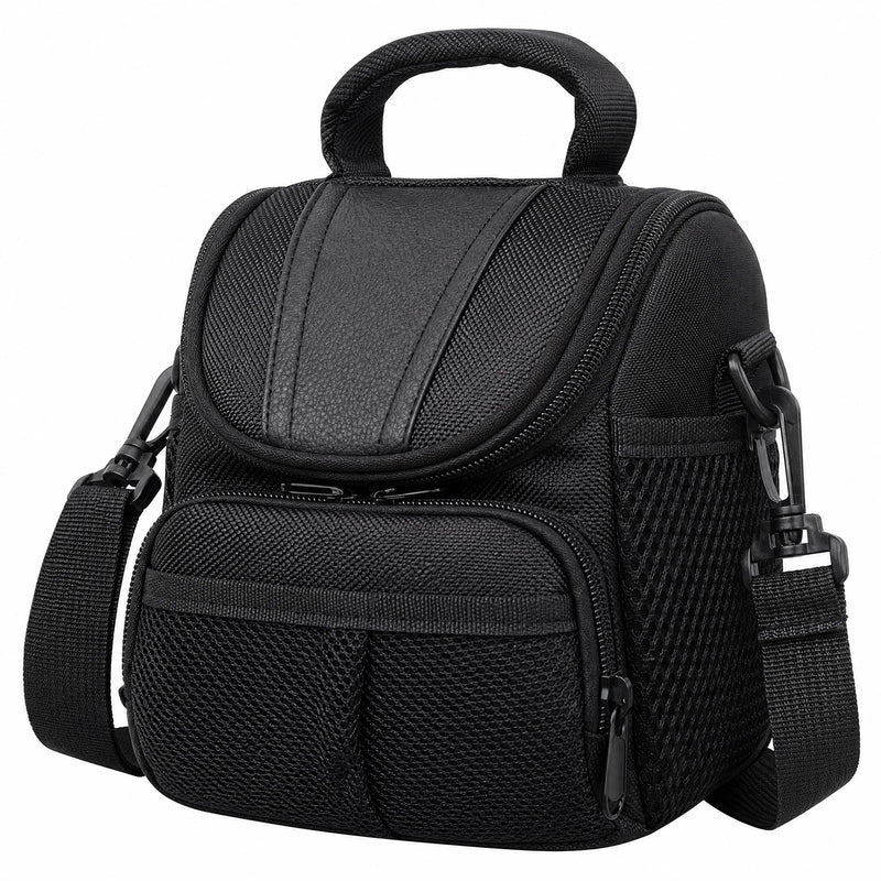 Ultimate Travel Essential Camera Case, Protective Digital Camera Case for Nikon SLR DSLR, Waterproof Lightweight Crossbody Shoulder Bag for D40, Travel Photography Must-Have Accessory, Large Capacity Travel Gear for Photograp-1