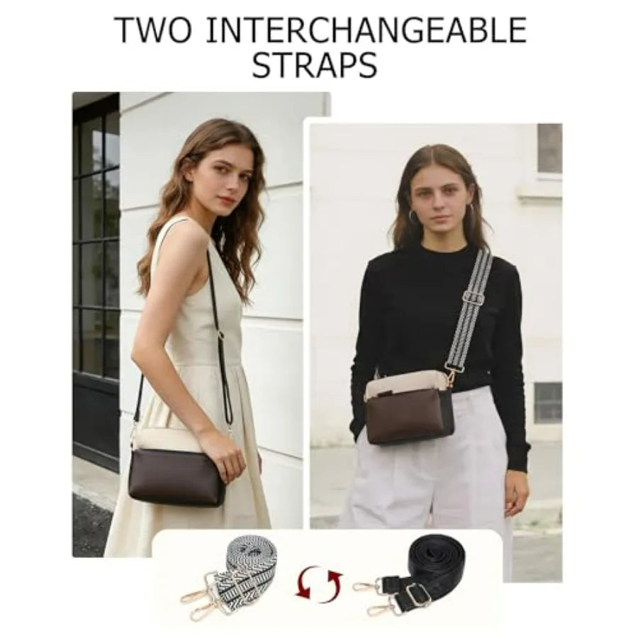Laptop Bag for Women, 3PCS Vegan Leather Tote Bag for Work with 2 Straps, Teacher Purse Office Handbag Computer Briefcase-10
