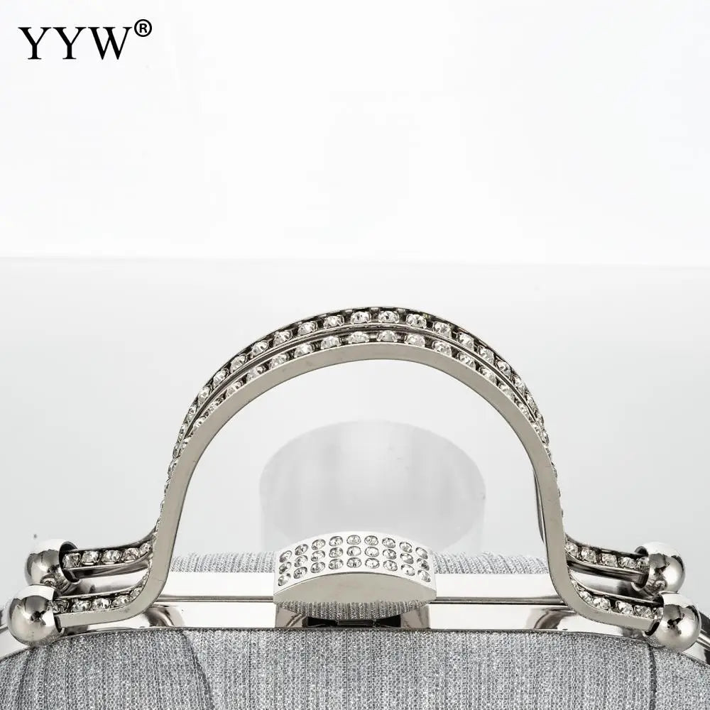 Fashion Diamond Top Handle Women Evening Handbag Clutch Bags Glitter Sequins Rhinestone Female Daily Purse for Wedding Prom-6