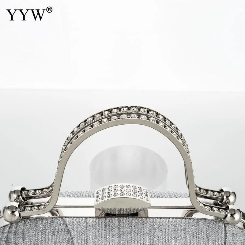 Fashion Diamond Top Handle Women Evening Handbag Clutch Bags Glitter Sequins Rhinestone Female Daily Purse for Wedding Prom-6
