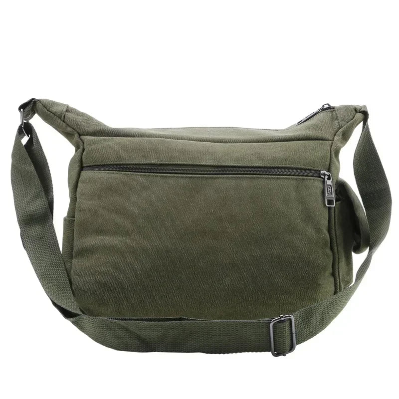 Men Casual Sling Bag Messenger Crossbody Shoulder Unisex Travel Outdoor Vintage Bags-22