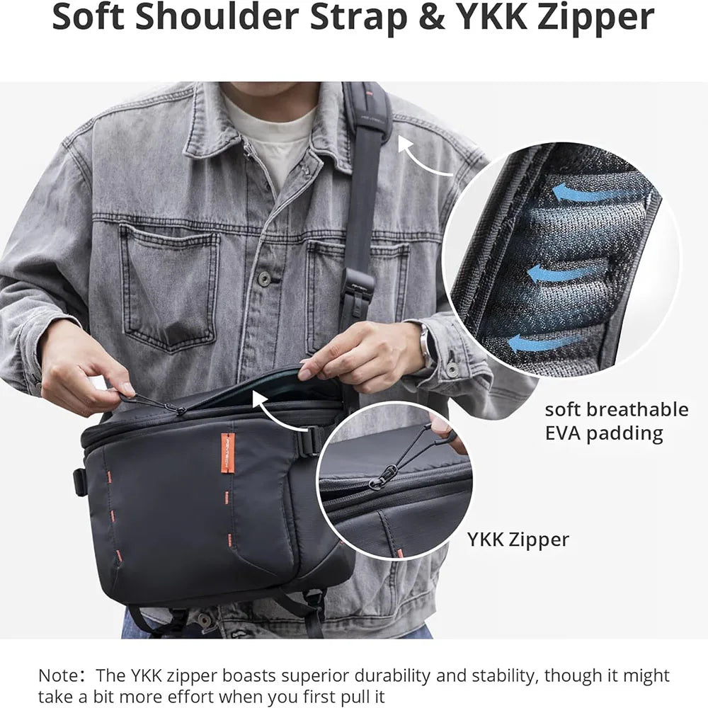 PGYTECH OneMo Sling Bag 7L 11L Crossbody Camera Bag For DSLR and Mirrorless Cameras, Photography Bag for Men and Women Newest-5