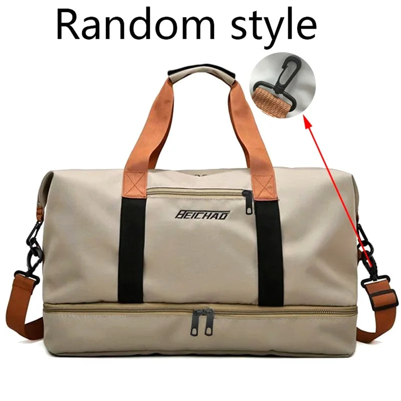 Travel Gym Bag Short-distance Luggage Portable Fitness Bags Shoulder Crossbody Chest Bag Handbags Duffle Carry On Weekender Bag-3