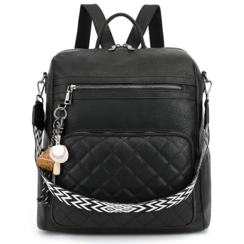 Backpack Purse for Women Large Leather Convertible Backpack Ladies Shoulder Bag Fashion Backpack Handbags for Travel and Work-15