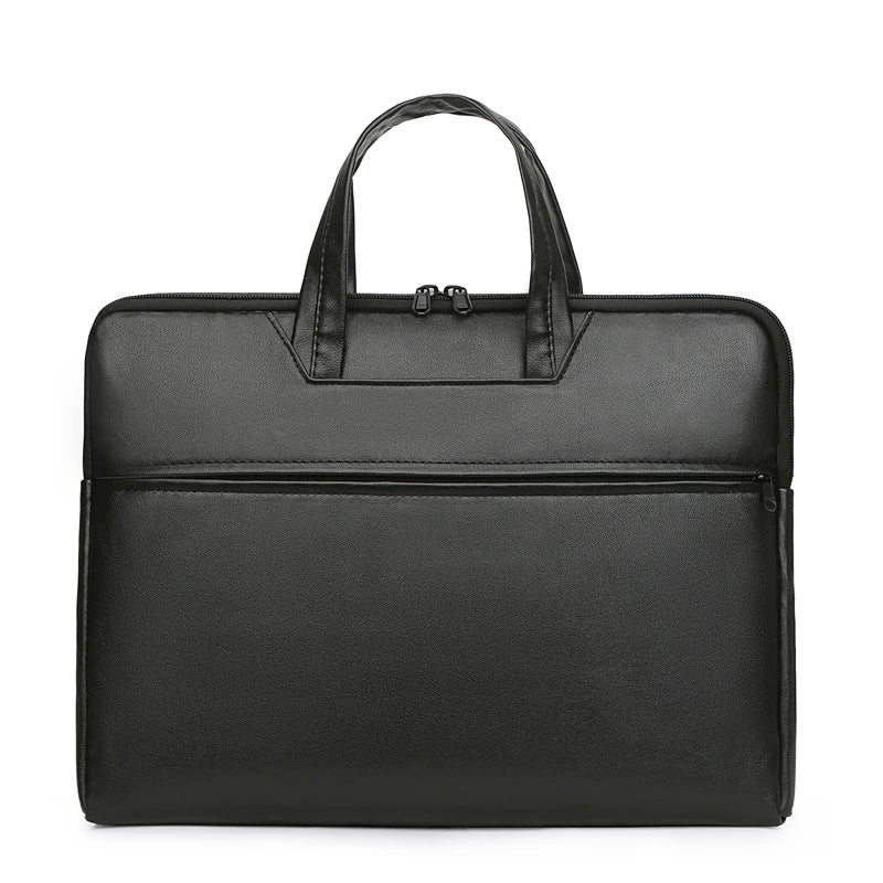 Men Crossbody Laptop Briefcase Multi Size Hand Bag Business Multi Compartment Universal Laptop-14