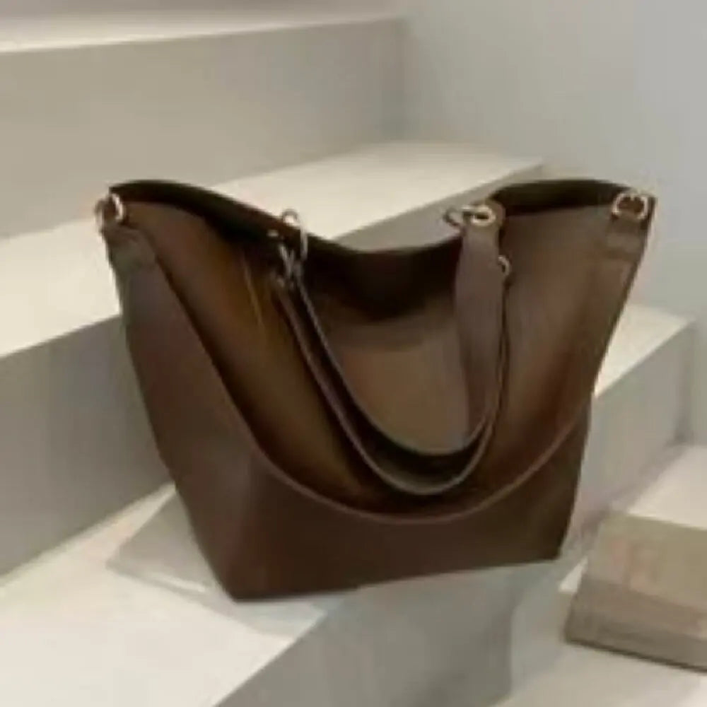 Ladies Minimal Square Soft Faux Leather Satchel Light Handheld Shoulder Crossbody Bag Business Workplace Daily Matching Accessory