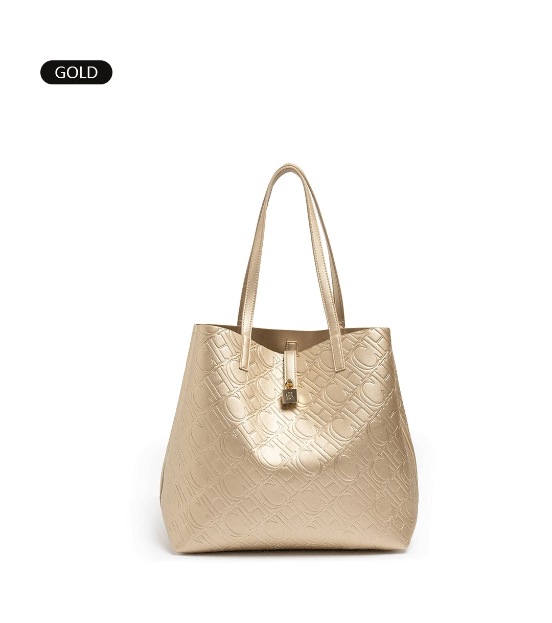 CH Women Shoulder Bag Black Large Tote Bag Embossed Pattern Fashion Handbag PU Leather Top Handle Purse Casual Daily Work Travel Bag-9