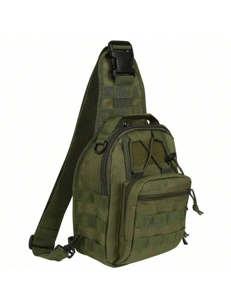 Tactical Shoulder Bag With Molle System Waterproof Durable Outdoor EDC Messenger Bag For Hiking Fishing Camping-7