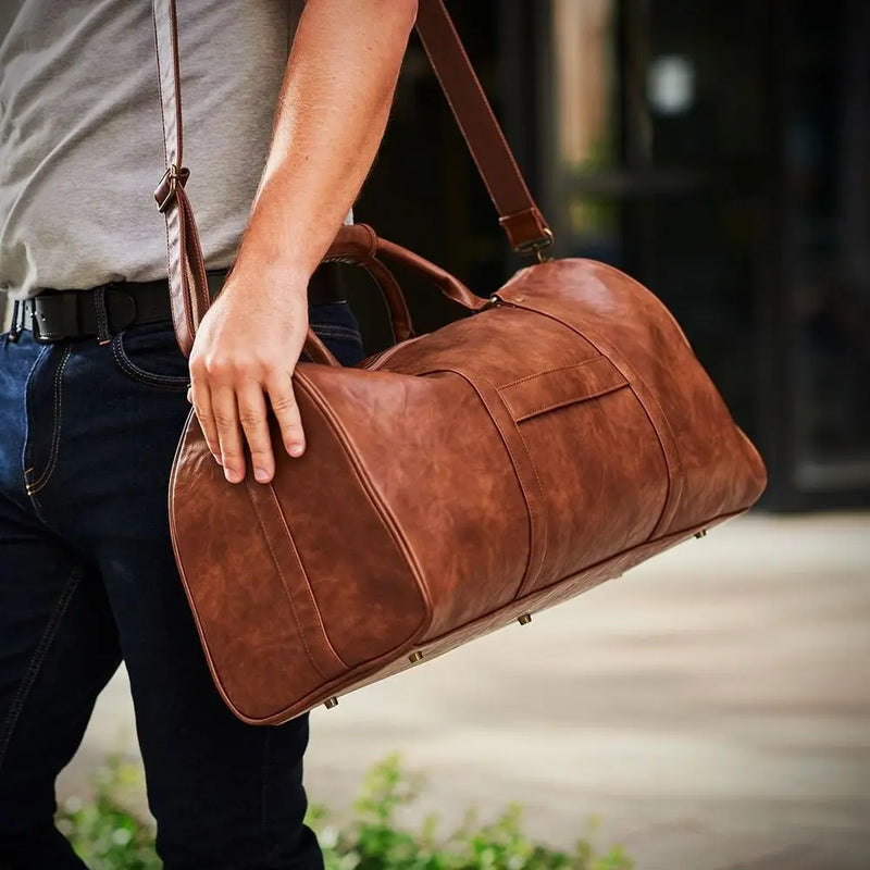 Stylish & Durable Weekender Bag for Men - Ideal for Overnight & Business Trips-14