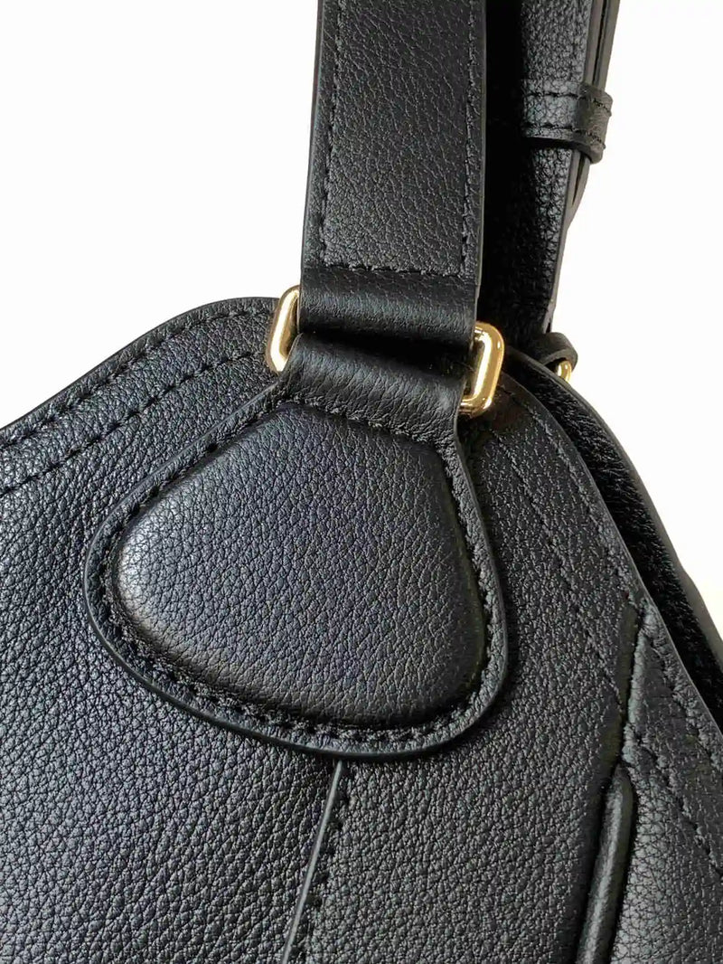 Quiet Luxury Minimalist Hobo Bag Soft Leather Large Capacity Tote Designer Shoulder Purse Old Money Aesthetic Women Work Bag-5