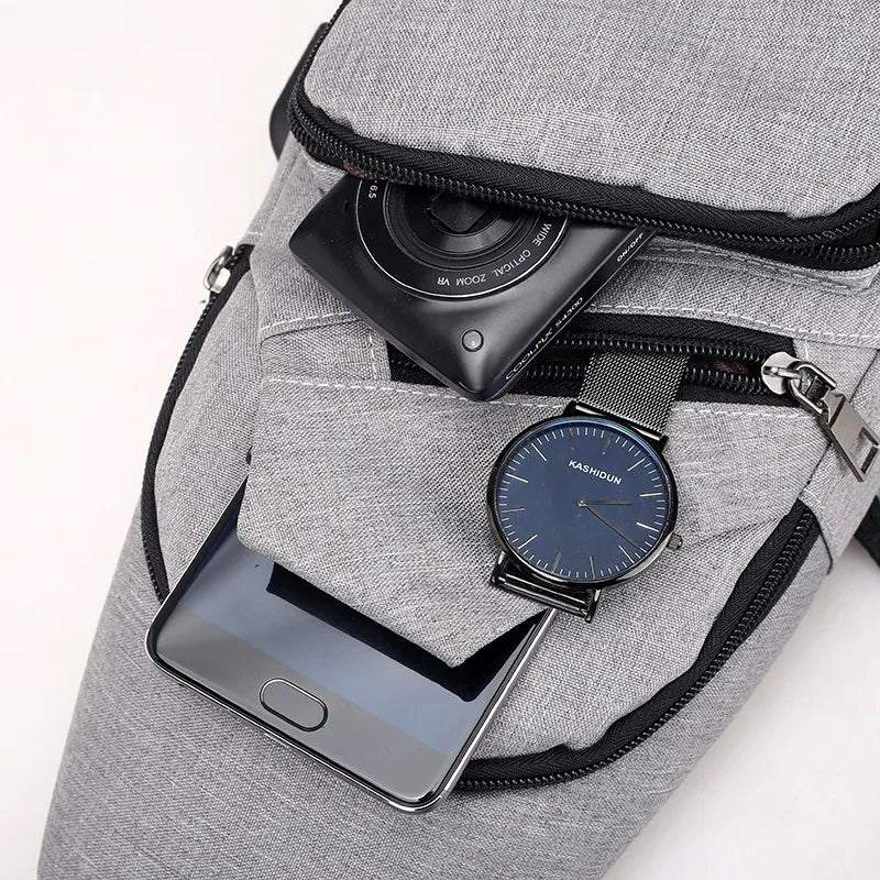 Fashion Casual Crossbody Bag Small Men's Shoulder Bag Men Diagonal Backpack Messenger Phone Bag Boy Fanny Chest Pack New-6