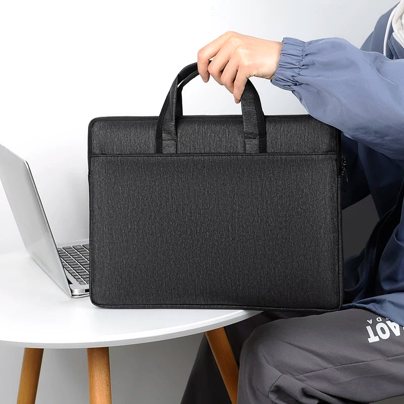 Laptop Tote Briefcase Multi Size Hand Bag School Office Daily Large Capacity Universal Laptop-7