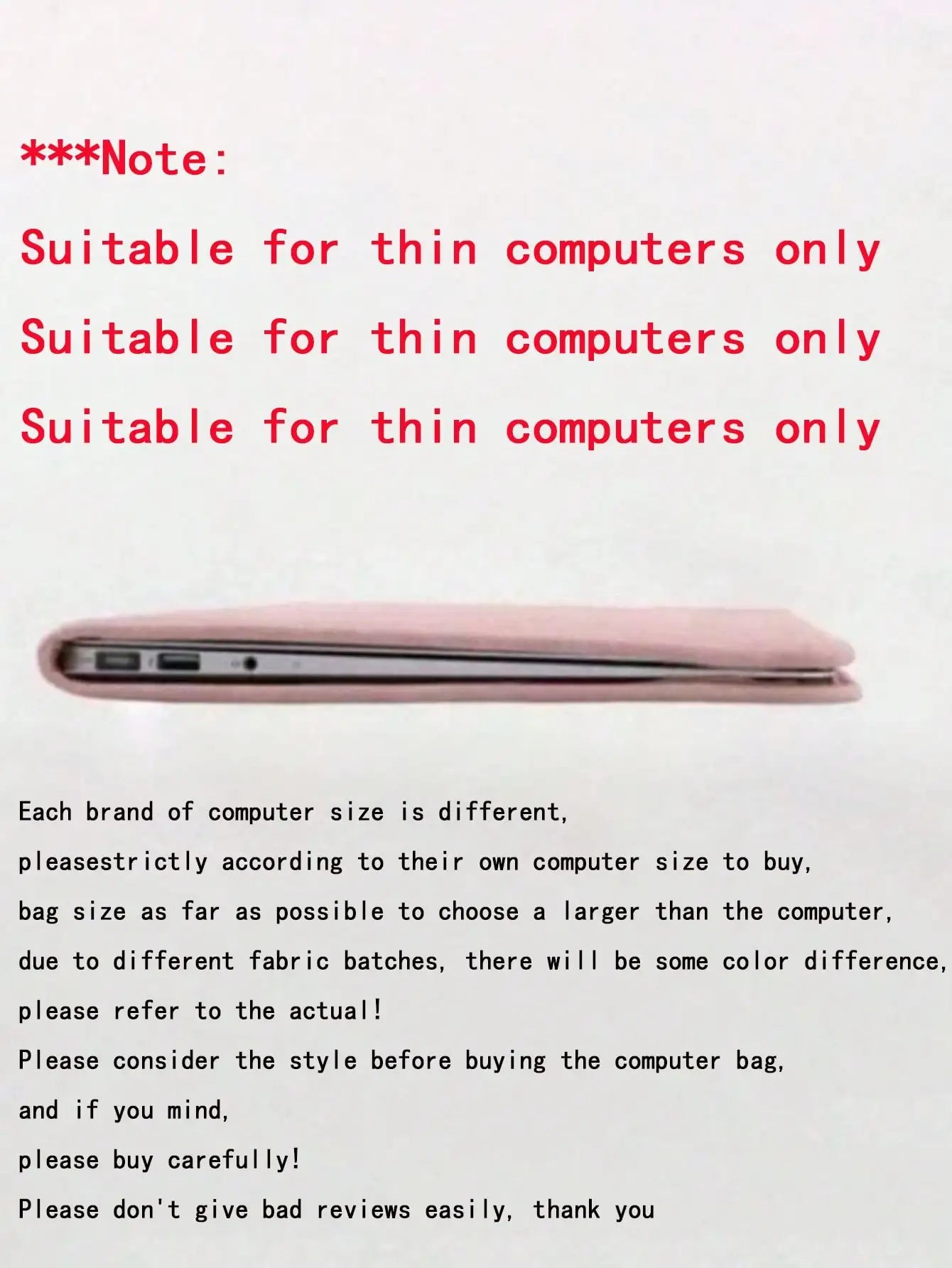 Cute Laptop Sleeve Bag, 14" Computer Carrying Pouch, 15.6" Laptop Protective Case-10