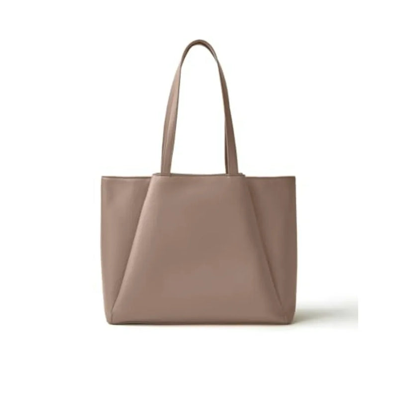 Work Tote Bags for Women 15.6 Inch - Laptop Tote Bag with Zip Compartments - Large PU Leather Office Purse Computer Briefcase-16