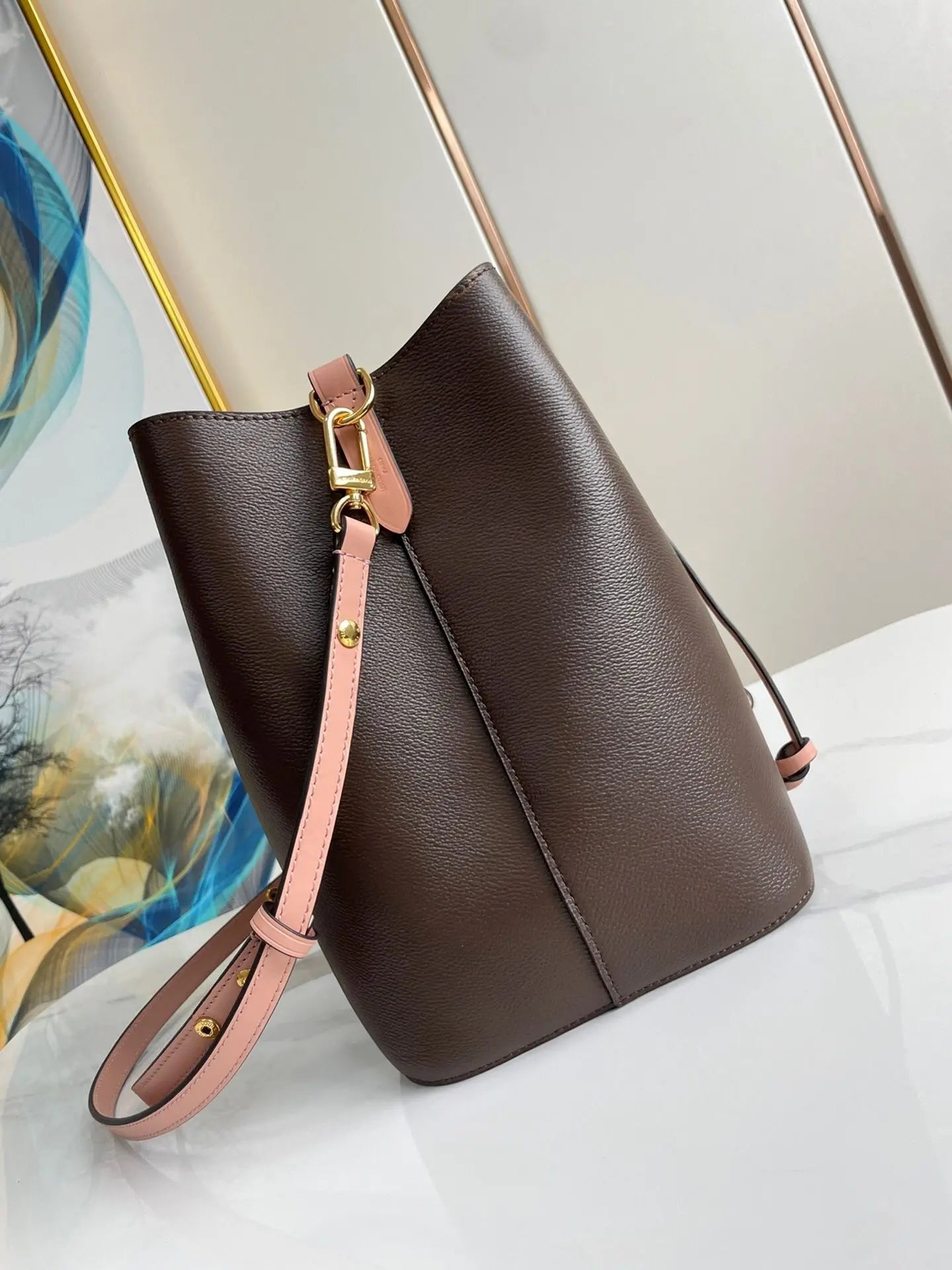 Vintage Universal Clean Line Synthetic Leather Satchel Top Handle Handbag Women Shoulder Bag Crossbody Bag Fashion Versatile All-match Purse For City Street Daily Wear