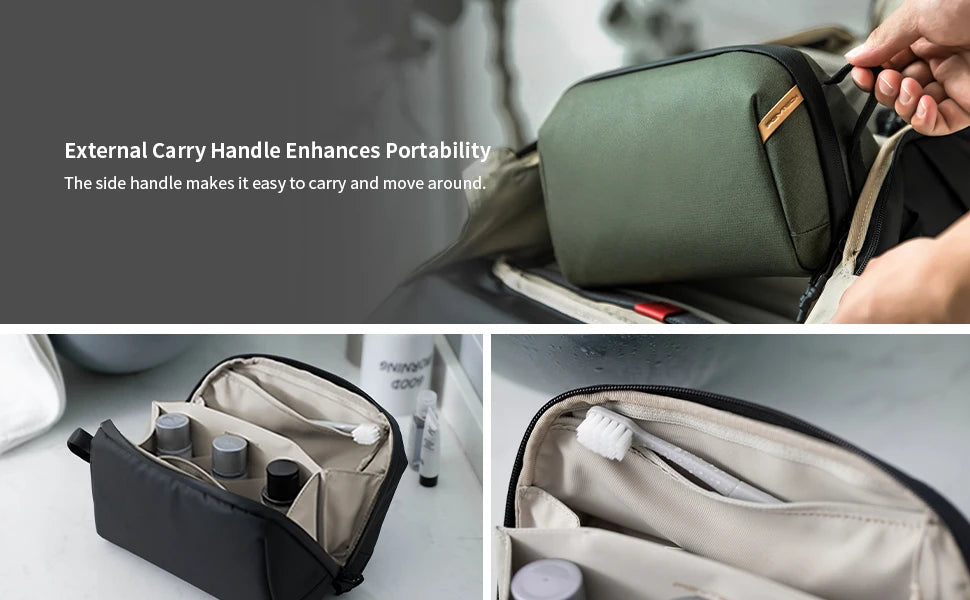 PGYTECH Wash Pouch travel Bag Hanging  Waterproof Dopp Kit for Toiletries & Cosmetics-12