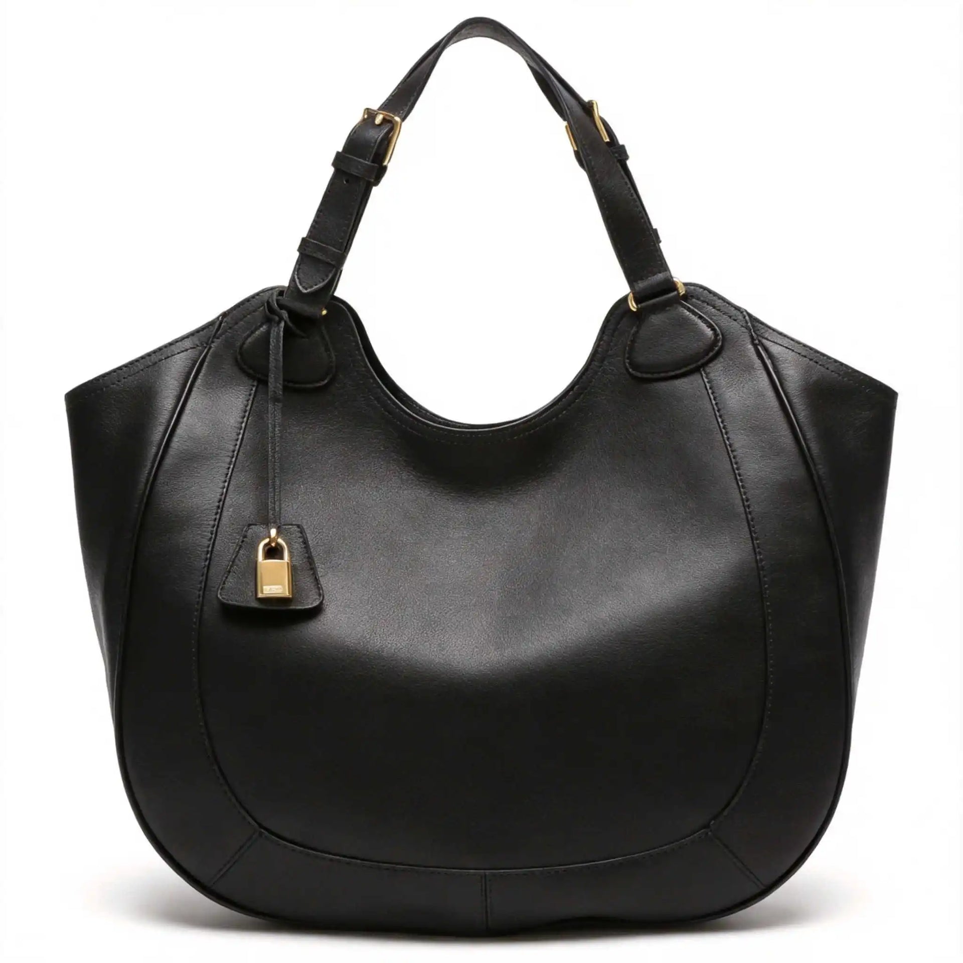 Quiet Luxury Minimalist Hobo Bag Soft Leather Large Capacity Tote Designer Shoulder Purse Old Money Aesthetic Women Work Bag
