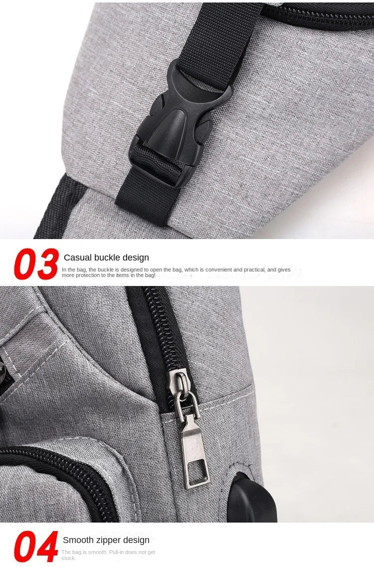Fashion Casual Crossbody Bag Small Men's Shoulder Bag Men Diagonal Backpack Messenger Phone Bag Boy Fanny Chest Pack New-33