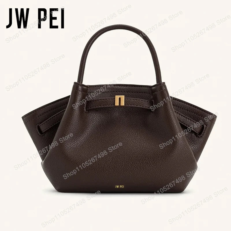 JW PEI Luxury Handbag Tote Bag for Women Leather Shoulder Bag Purse Design Large Capacity Totes Top Handle Hobo Shopper Work Bag-27