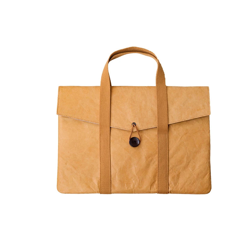 Laptop Hand Briefcase 14.56 Inch Leather Bag Business Travel Document Storage Universal Laptop-6