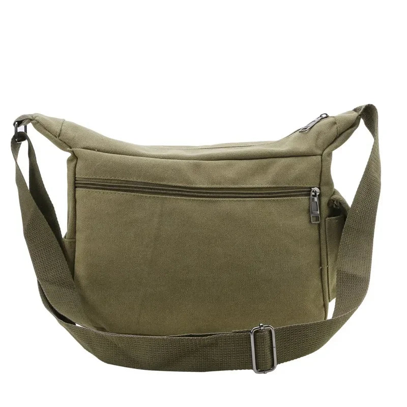 Men Casual Sling Bag Messenger Crossbody Shoulder Unisex Travel Outdoor Vintage Bags-17