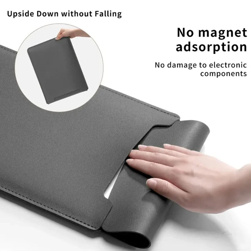 Business Travel Briefcase 11-16 Inch Laptop Sleeve Case PU Cover Notebook Protective Pouch Laptop Case Cover Non-Magnetic-5