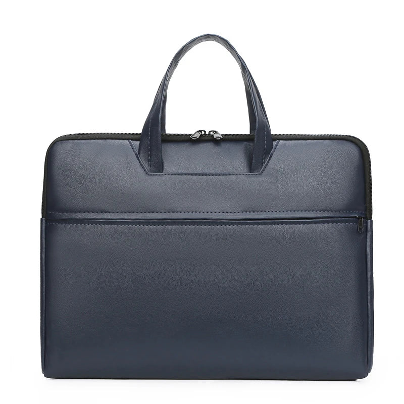 Men Crossbody Laptop Briefcase Multi Size Hand Bag Business Multi Compartment Universal Laptop-13