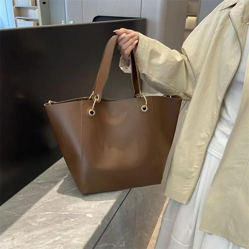 Ladies Minimal Square Soft Faux Leather Satchel Light Handheld Shoulder Crossbody Bag Business Workplace Daily Matching Accessory-8