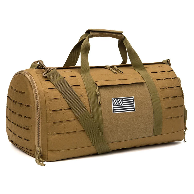 40L Tactical Travel Bag For Men Fitness Duffel Bag Basketball Weekender Bag carry on luggage Outdoor camping equipment-25