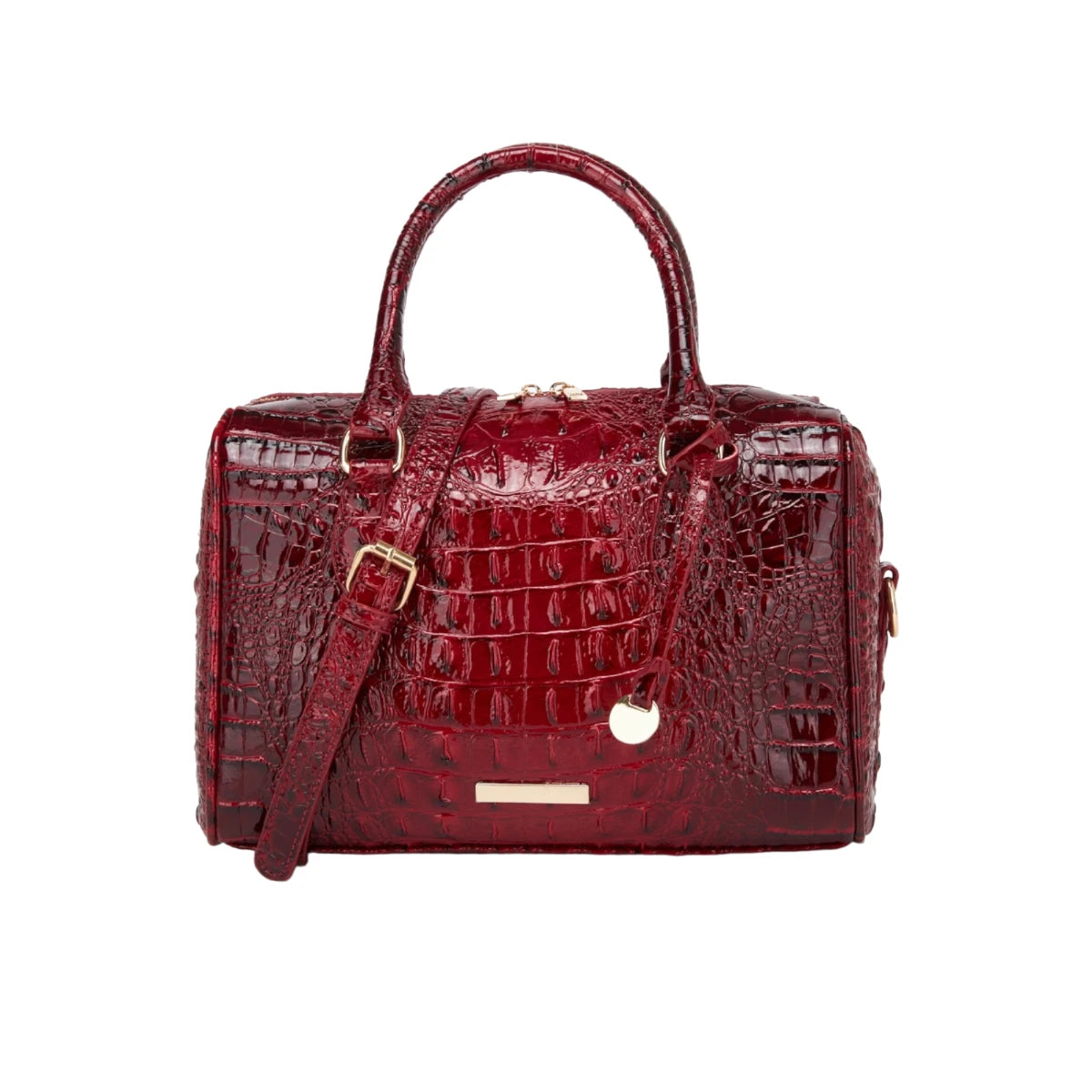Gradient Embossed Duffle Bag Top-Handle Satchel with Detachable Strap, Casual Boston Style Crossbody Bag for Travel, Daily Commute, Weekend Getaway, Lightweight Multi-Purpose Tote Bag for Women Outdoor Activities-14