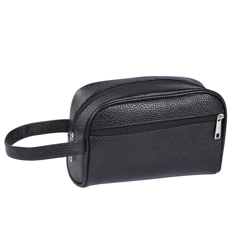 Men Wallets Retro PU Leather Business Handbags Clutch Fashion Woman Coametics Bag Credit Card Holder Mobile Phone Wristlet Bag-17